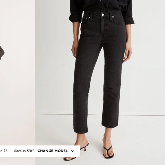 MADEWELL Kick Out Crop Jeans - Starkey Wash - Picture 5 of 6